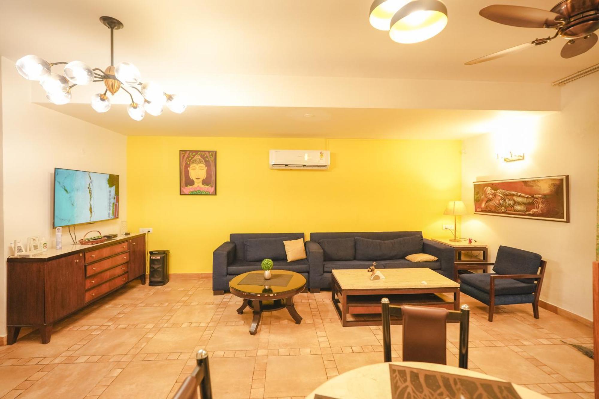 Villa M - Jia 3- 3Bhk In Candolim, Pool Facing, Near Beach, Breakfast Included Luaran gambar