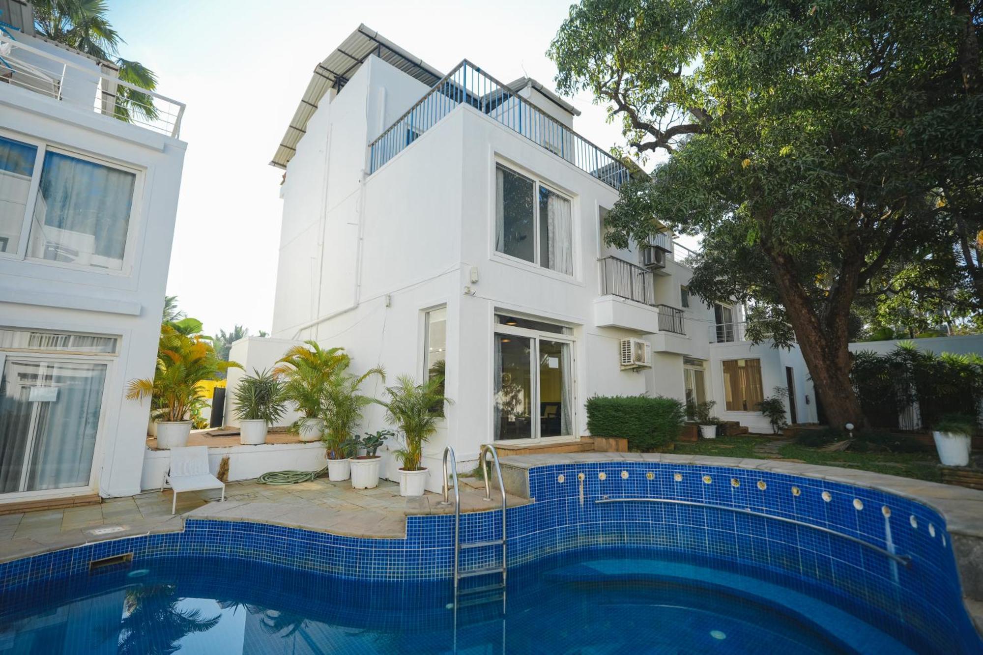Villa M - Jia 3- 3Bhk In Candolim, Pool Facing, Near Beach, Breakfast Included Luaran gambar