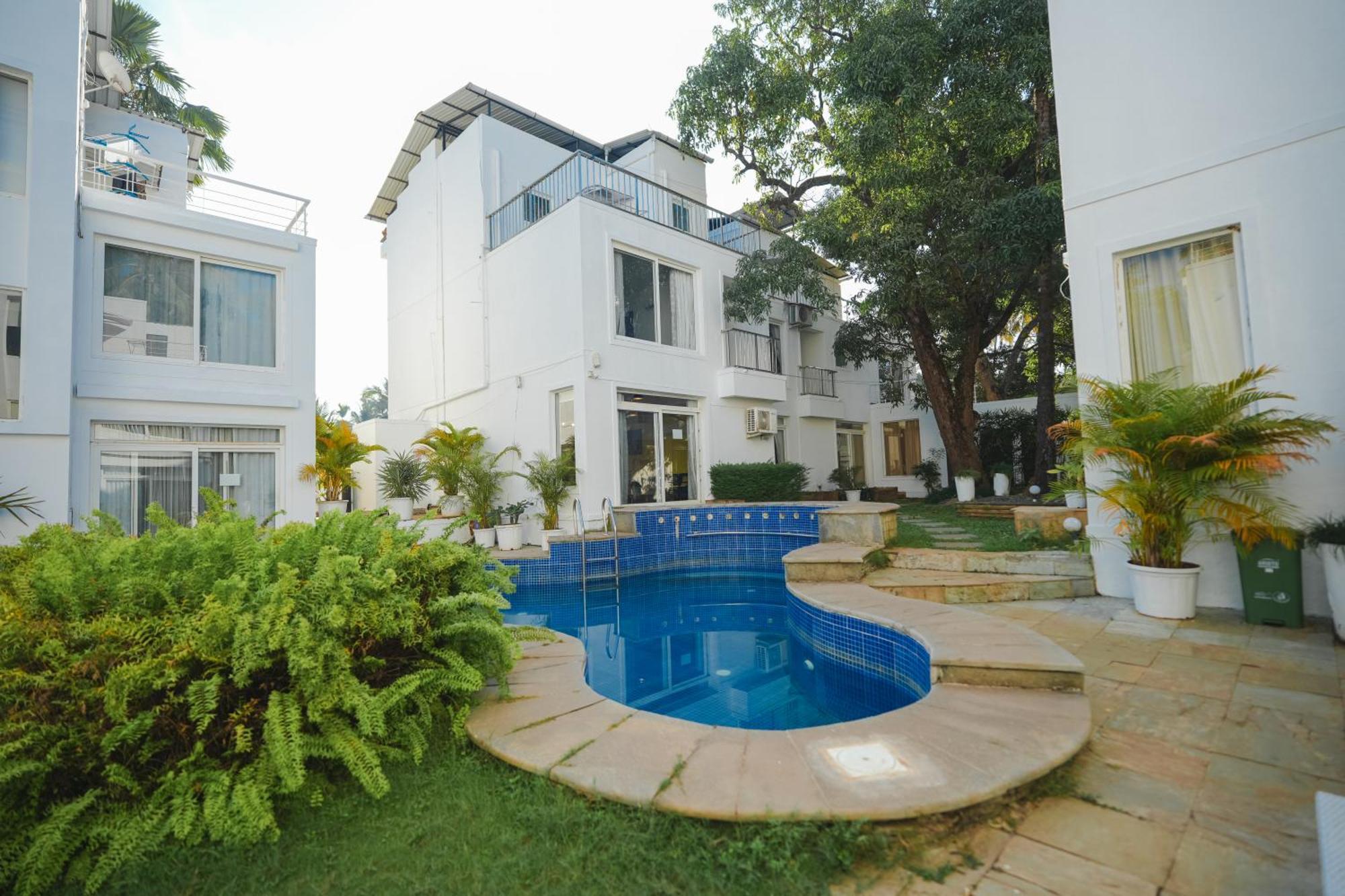 Villa M - Jia 3- 3Bhk In Candolim, Pool Facing, Near Beach, Breakfast Included Luaran gambar