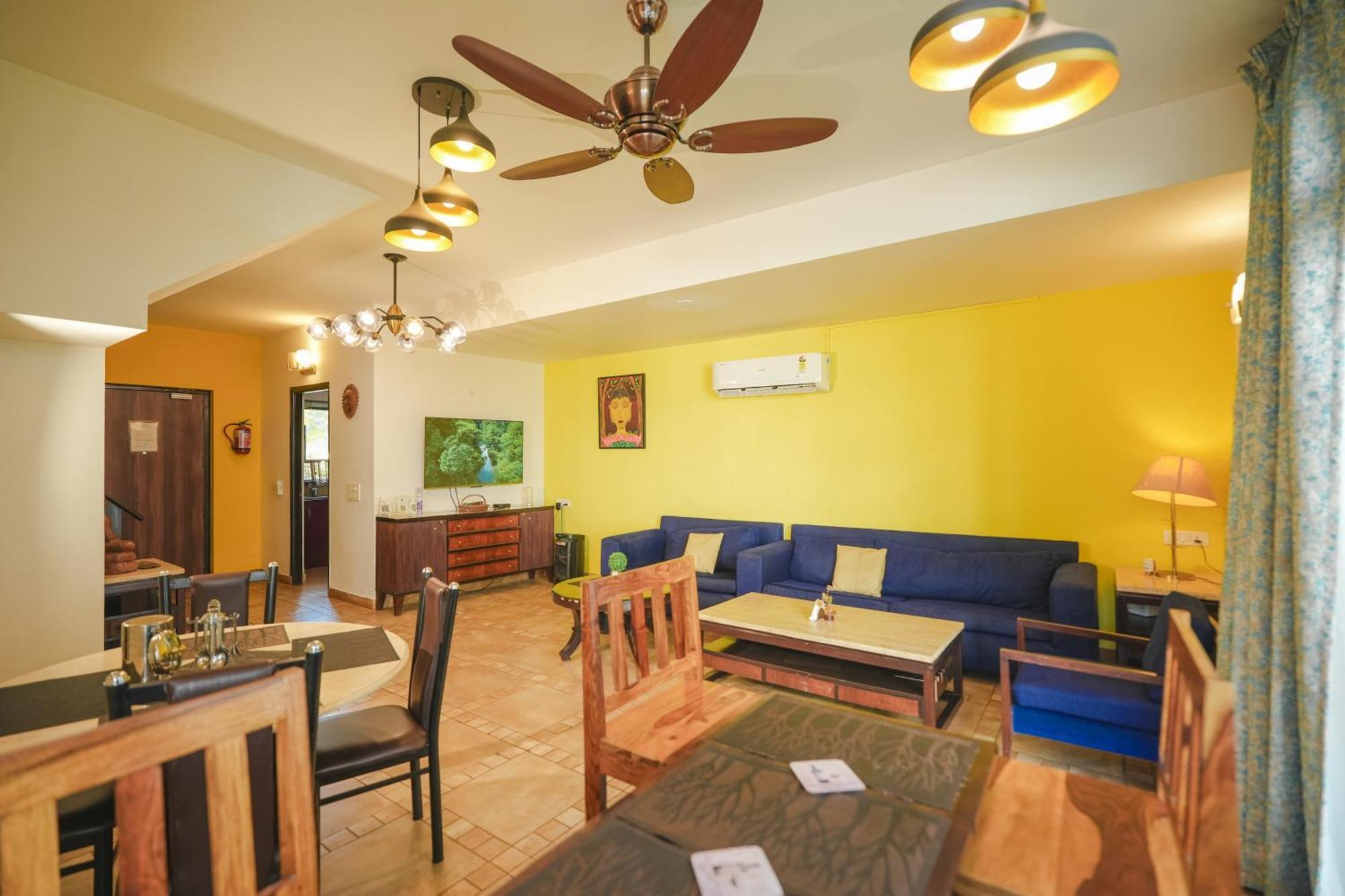 Villa M - Jia 3- 3Bhk In Candolim, Pool Facing, Near Beach, Breakfast Included Luaran gambar