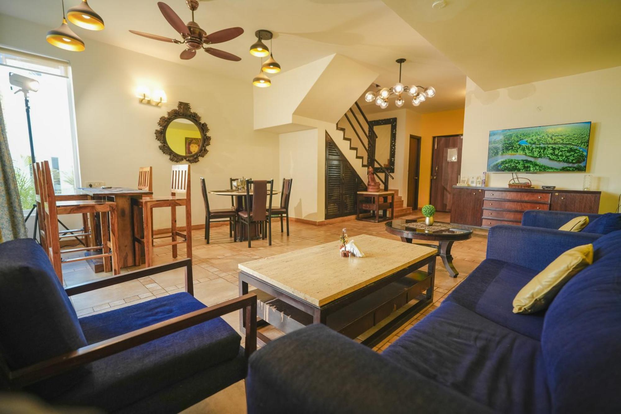 Villa M - Jia 3- 3Bhk In Candolim, Pool Facing, Near Beach, Breakfast Included Luaran gambar