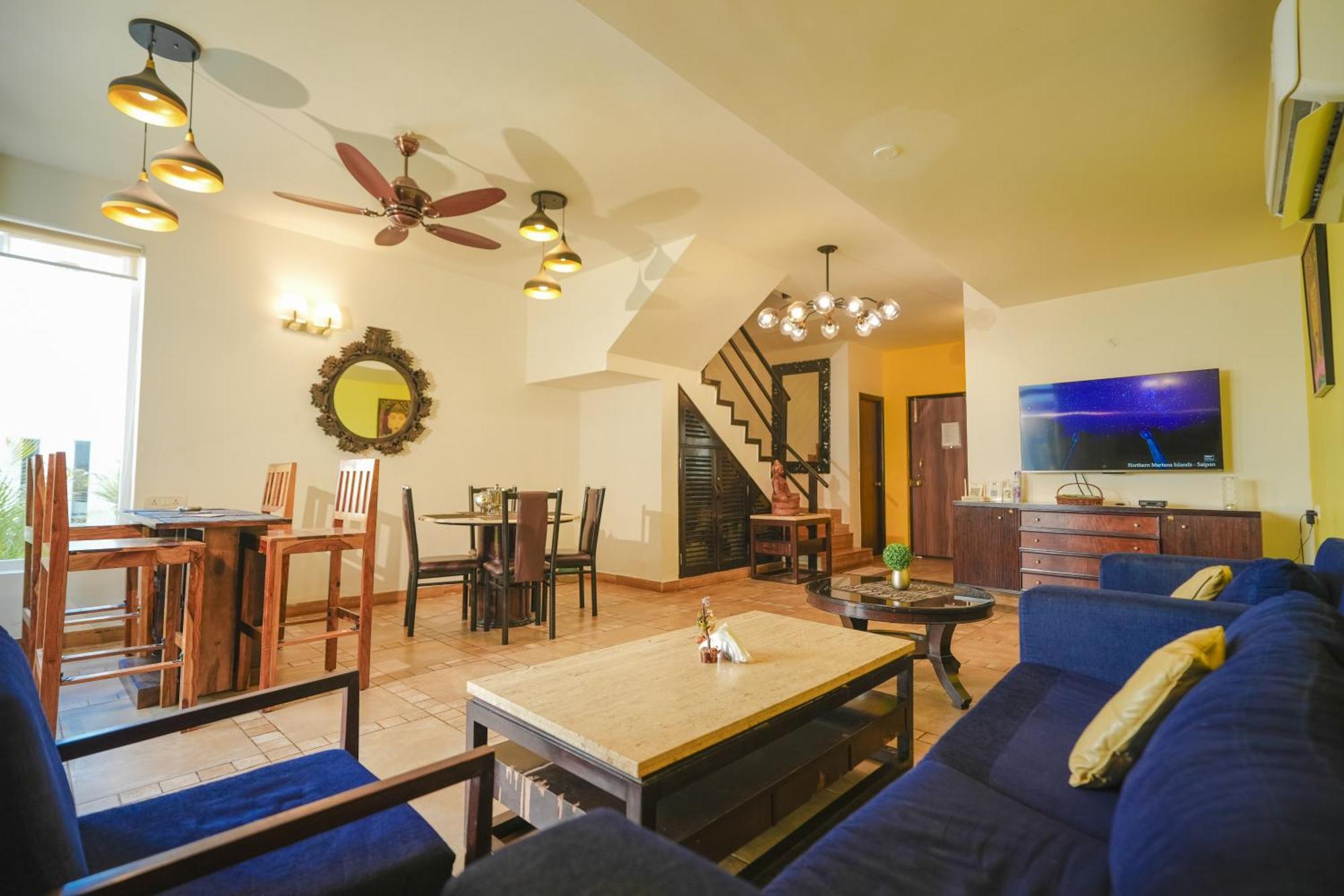 Villa M - Jia 3- 3Bhk In Candolim, Pool Facing, Near Beach, Breakfast Included Luaran gambar