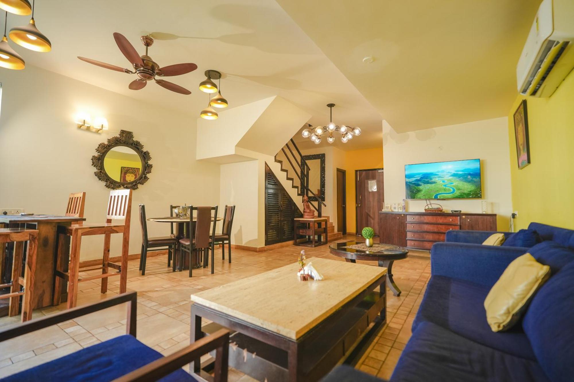 Villa M - Jia 3- 3Bhk In Candolim, Pool Facing, Near Beach, Breakfast Included Luaran gambar