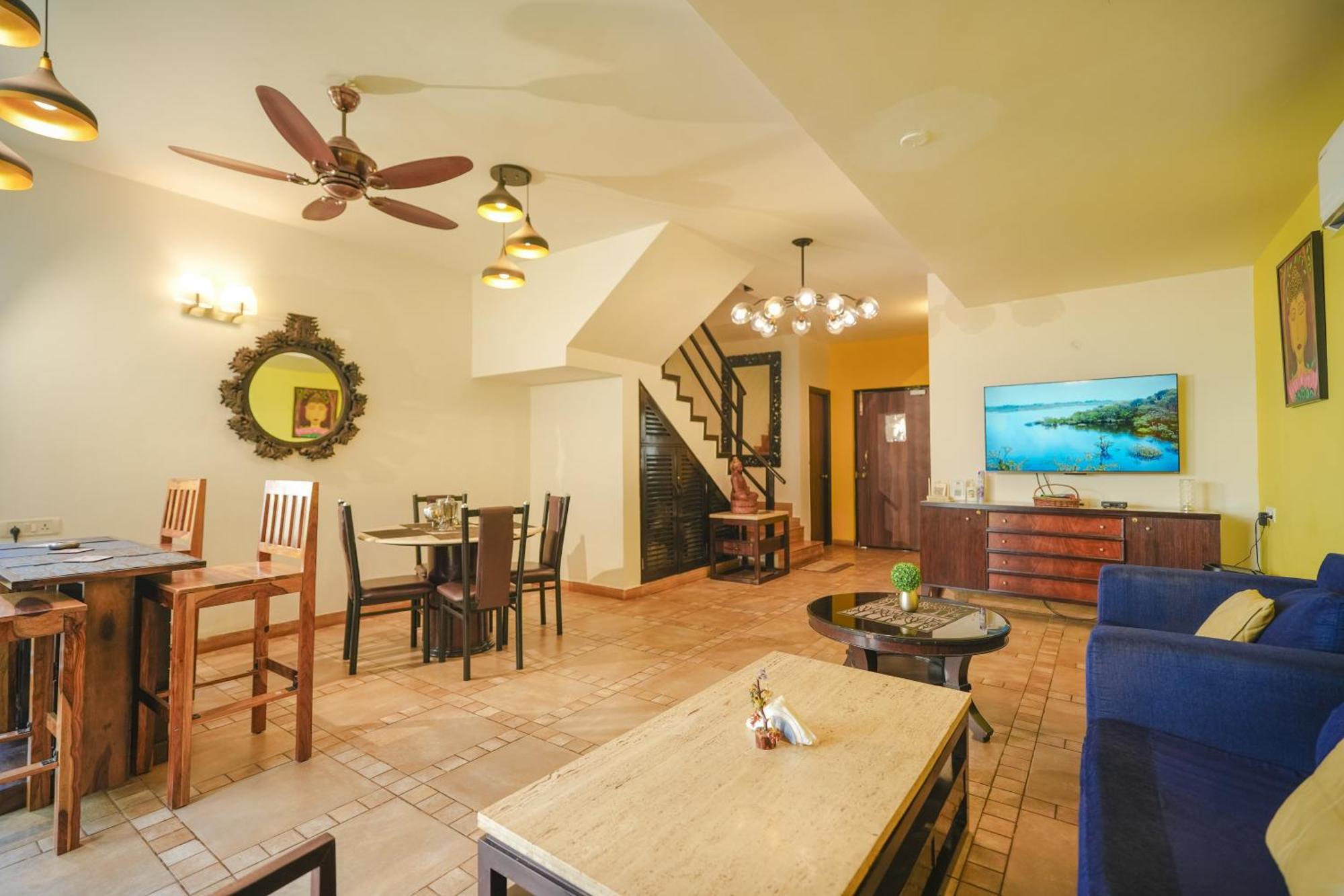 Villa M - Jia 3- 3Bhk In Candolim, Pool Facing, Near Beach, Breakfast Included Luaran gambar